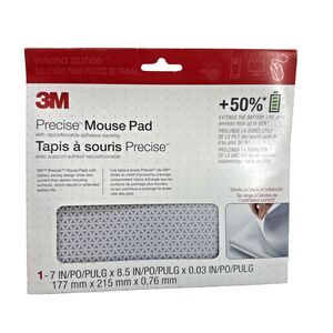 3M Precise Mouse Pad Sticker Repositionable Backing Battery Saving Technology
